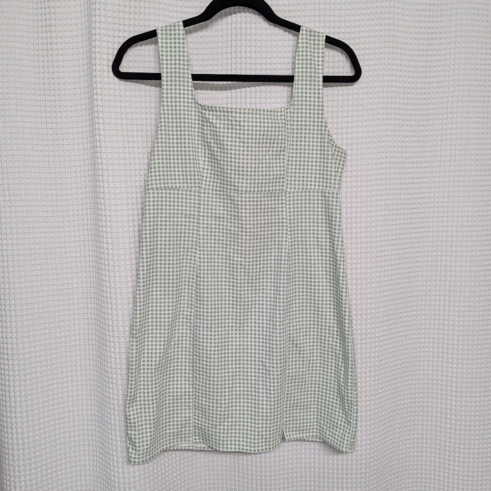Lulu's Green Gingham Dress